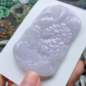 特色紫色翡翠挂件1